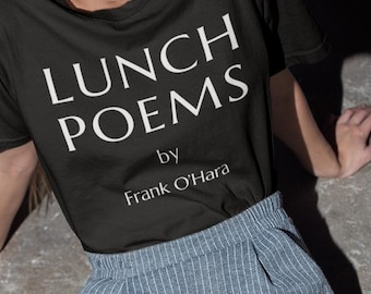 Frank O'Hara Lunch Poems Unisex Jersey Kurzarm-T-Shirt
