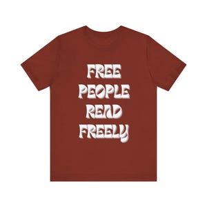 Free People Read Freely Unisex Jersey Short Sleeve Tee image 5