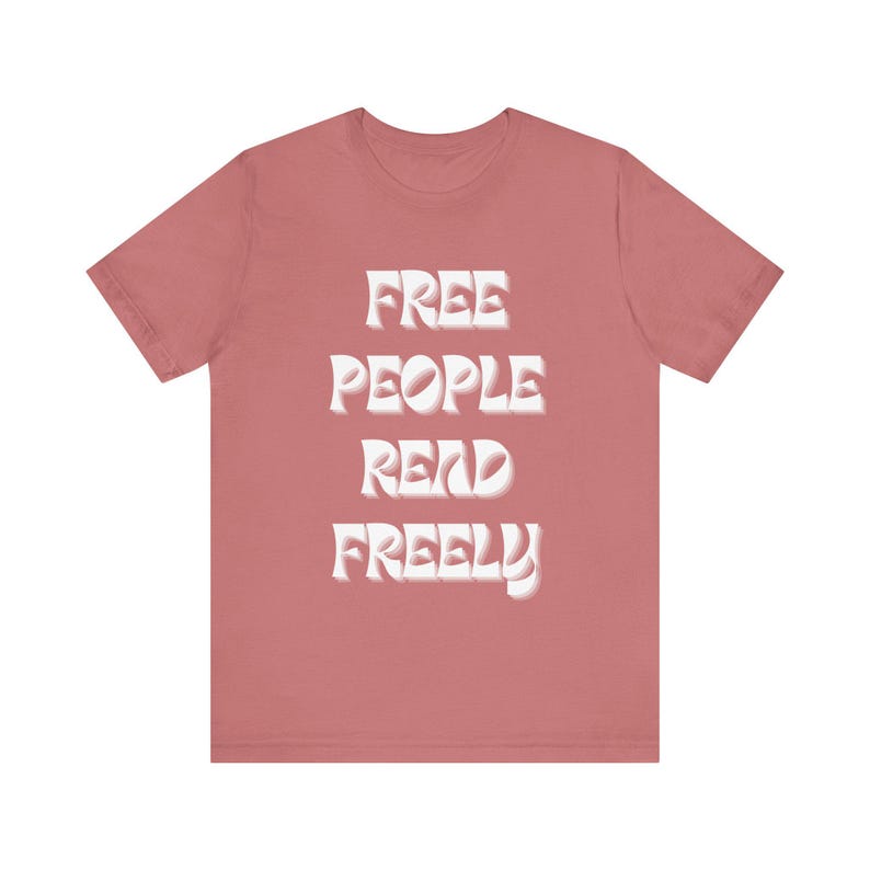 Free People Read Freely Unisex Jersey Short Sleeve Tee image 2