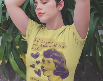 Sylvia Plath Mad Girls Love Song Unisex Jersey Short Sleeve Tee