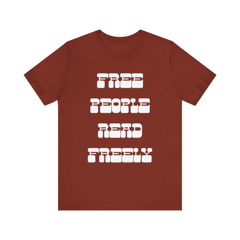 Free People Read Freely Intellectual Freedom Unisex Jersey Short Sleeve Tee Bild 5