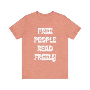 Free People Read Freely Unisex Jersey Short Sleeve Tee image 1