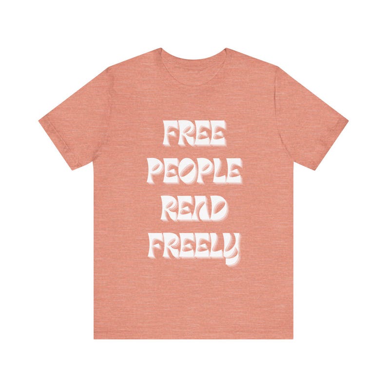 Free People Read Freely Unisex Jersey Short Sleeve Tee image 1