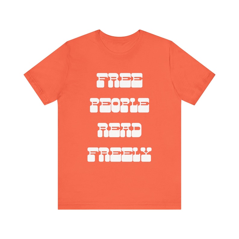 Free People Read Freely Intellectual Freedom Unisex Jersey Short Sleeve Tee Bild 3