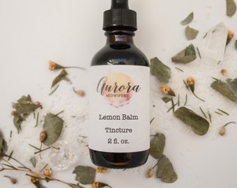 Organic Lemon Balm Herbal Tincture