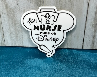 Disney nurse sticker
