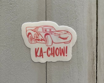 Custom KA-Chow! Sticker, Personalized Color