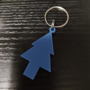 Gravity Falls Inspired Dipper Pines Pinetree Keychain 2in