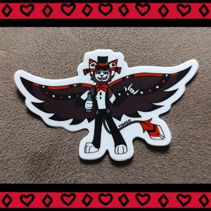 Husk Sticker - Hazbin Hotel Inspired - 3in - Husker Fullbody Sticker