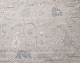 Modern oushak rug for living room, dinning room, kids room, hall