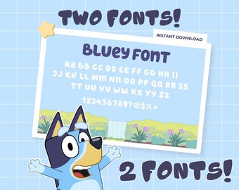 Bluey Two Fonts
