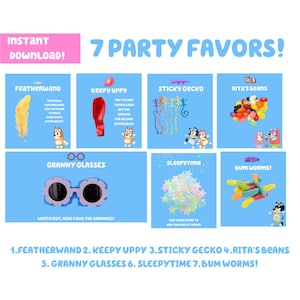 7 Bluey Party favorisce il download digitale