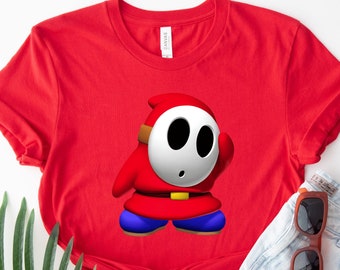 Shy Guy Shirt: Super Mario Bros Retro Gamer Tee