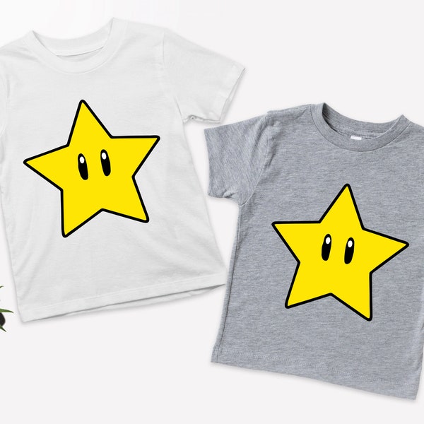 Super Star | Super Star T-Shirt |super Mario bros T-Shirt | Super Star Lover gift | super Mario bros | Super Star Sublimation Tee
