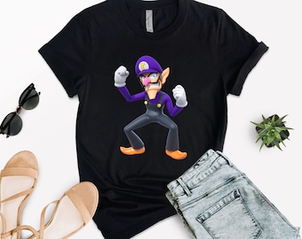 Waluigi Super Mario Bros T-Shirt