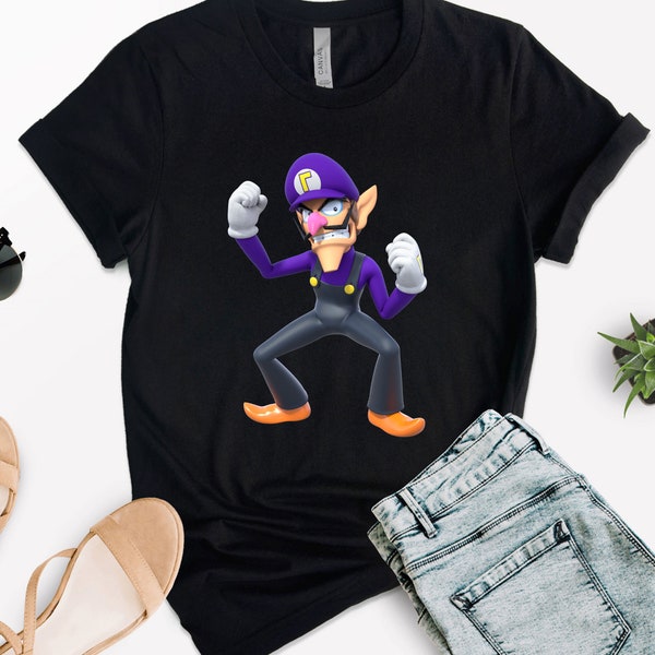 Waluigi Shirt, Super Mario Waluigi Shirt, Super Mario Bros T-shirt, Waluigi High Quality Shirt, Mario Bros Waluigi Tee, Waluigi Tshirt,