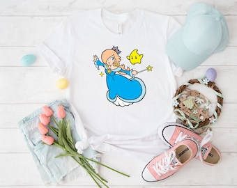 Princess Peach T-shirt, Super Mario Game Shirt, Kid's Gift