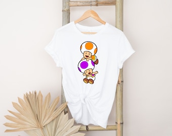 Mario Toad Shirt: Super Mario Bros Gamer Tee