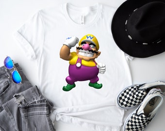 Wario T-Shirt: Super Mario Bros Video Game Tee
