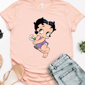 Baby Betty Boop Shirt, Cute Betty Shirt, Vintage Betty Boop, Betty Boop Tshirt, Old Cartoon Shirt, Retro Cartoon Gift