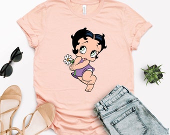 Baby Betty Boop T-Shirt: Vintage Cartoon Tee, Retro Gift