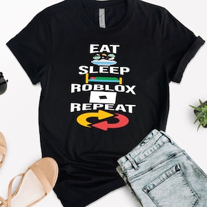 Eat Sleep Roblox Repeat Shirt, Roblox Pieces Shirt, Roblox Shirt, Roblox Lover Shirt, Streamer Shirt, Roblox Shirt For Kids