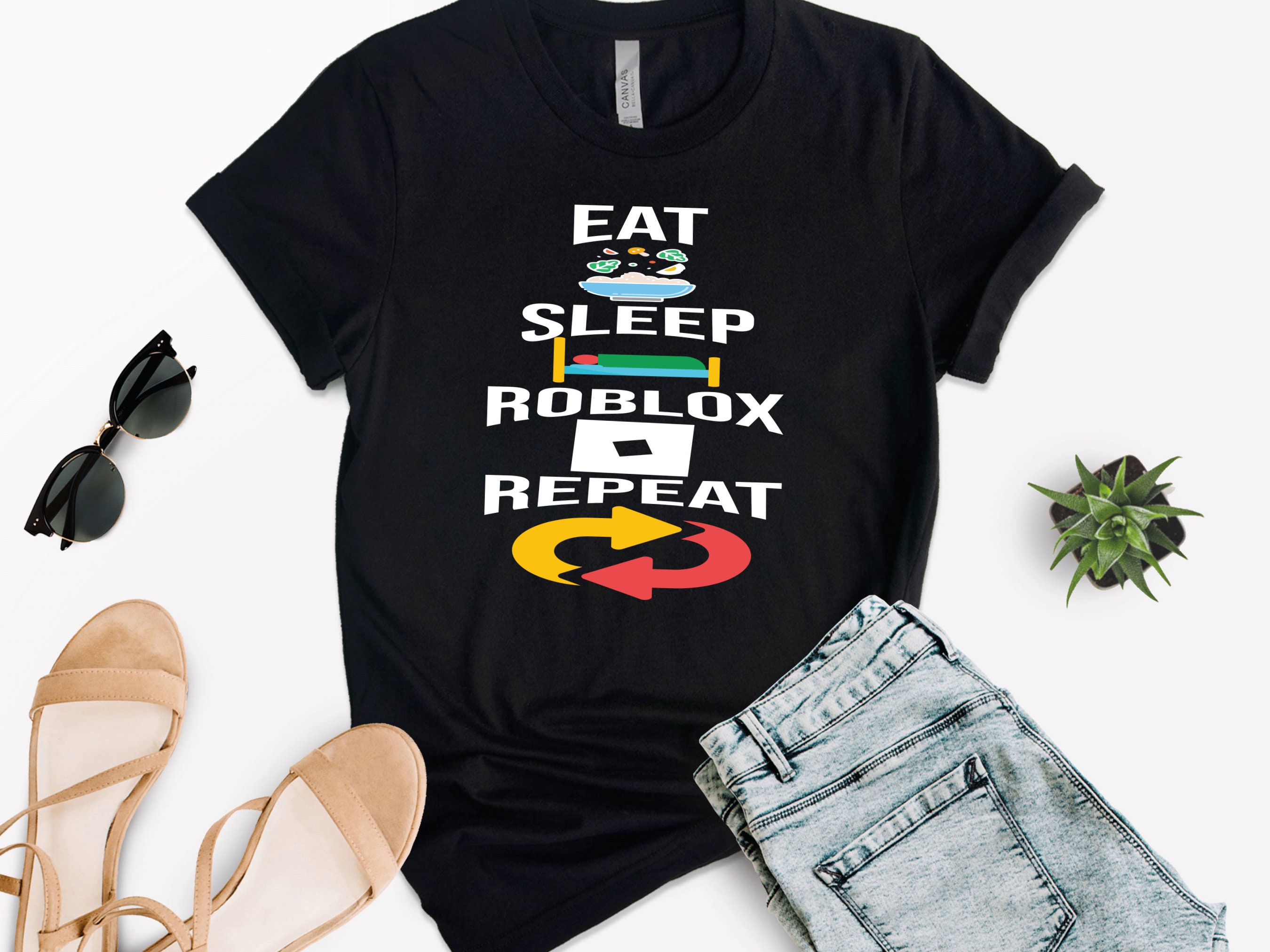 ARTEX Tees Roblox Noob Head Oof T Shirt