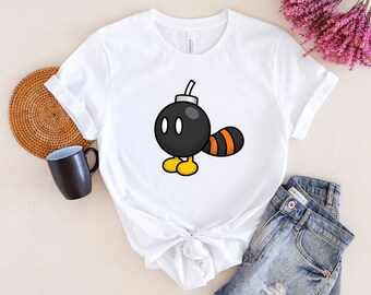 Super Mario Tailed Bob-omb Shirt: Retro Gamer Tee