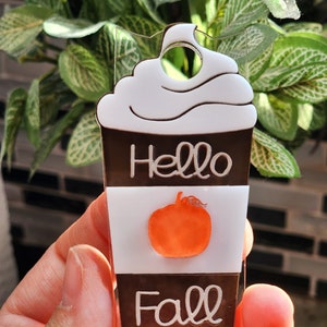 Hello Fall Pumpkin Topper for Stanley H2.0 40oz and 30oz Tumblers ONLY | Digital File ONLY | Not a physical product | SVG File Only
