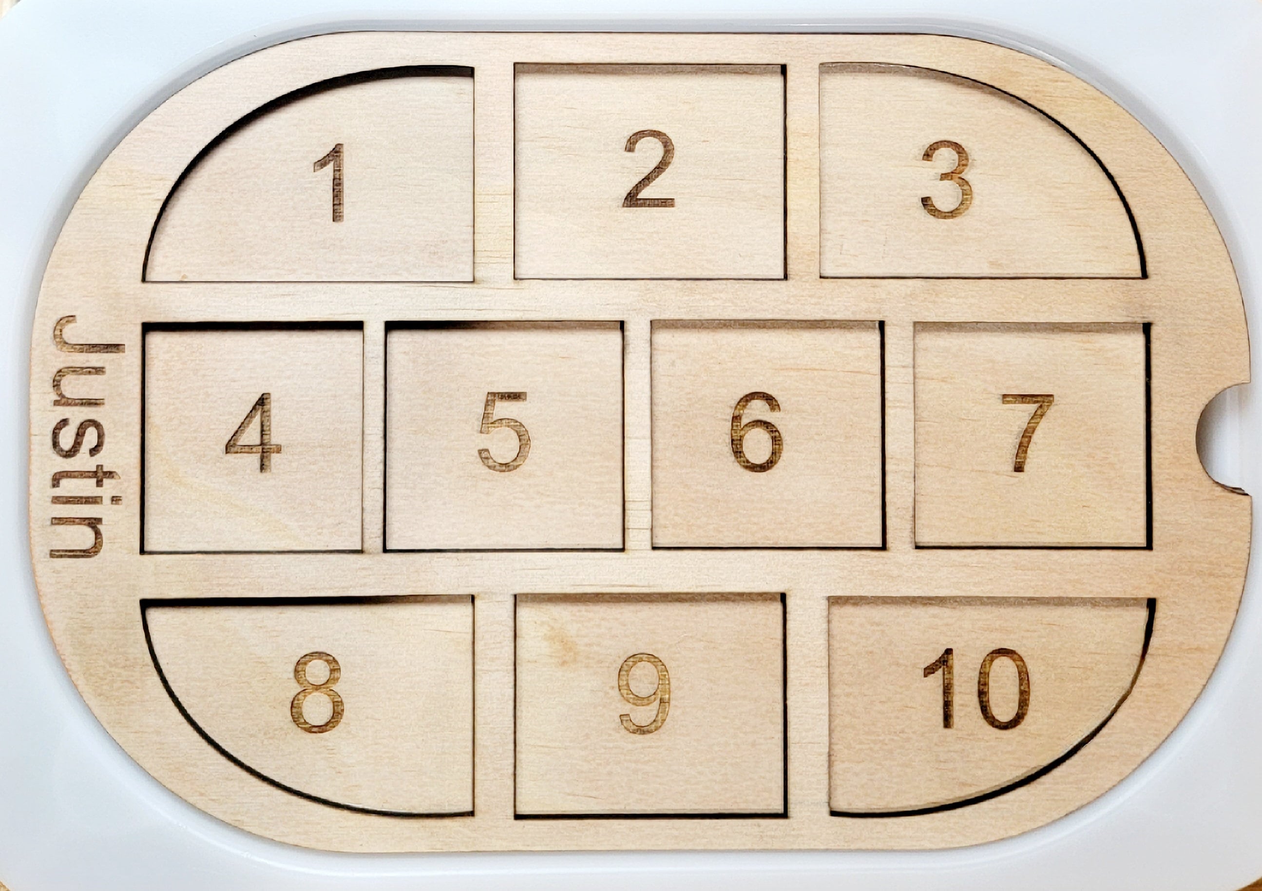 FLISAT Numbers 1-10 | Small Insert for Trofast Bin | Counting ...