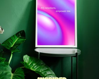 Mind Healing Affirmation Print: Mental Health Art (Digital Download)