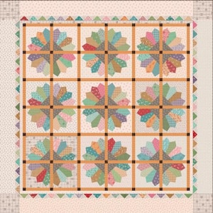 Härligt quiltkit – Tyg Gentler Times, 70x70