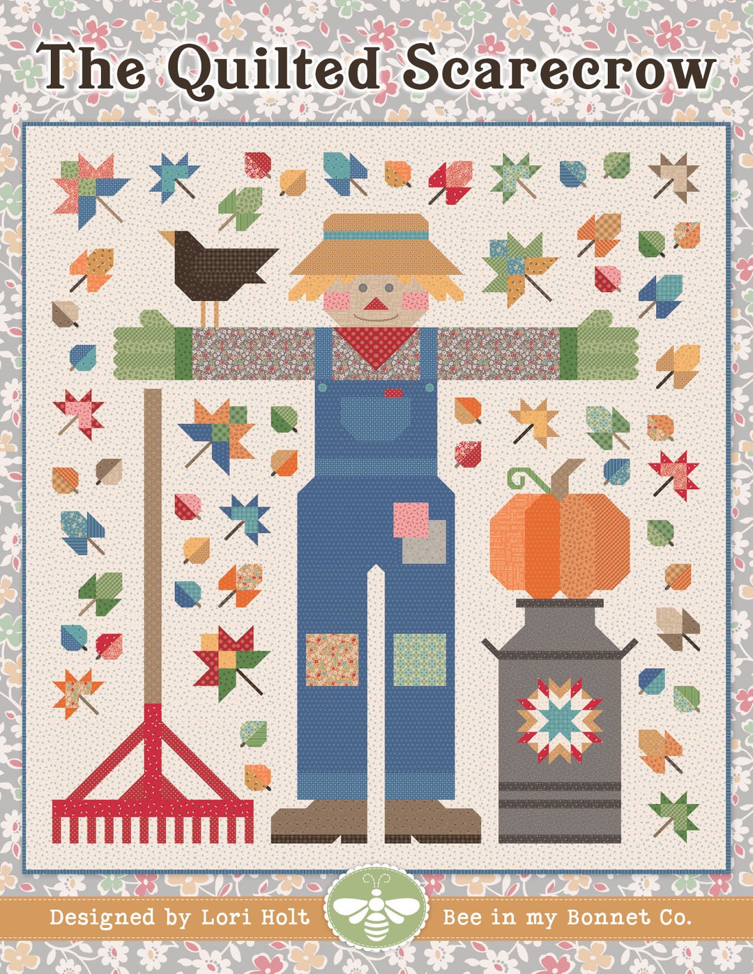 Preorder the Quilted Scarecrow Quilt Kit Featuring Autumn Fabrics From