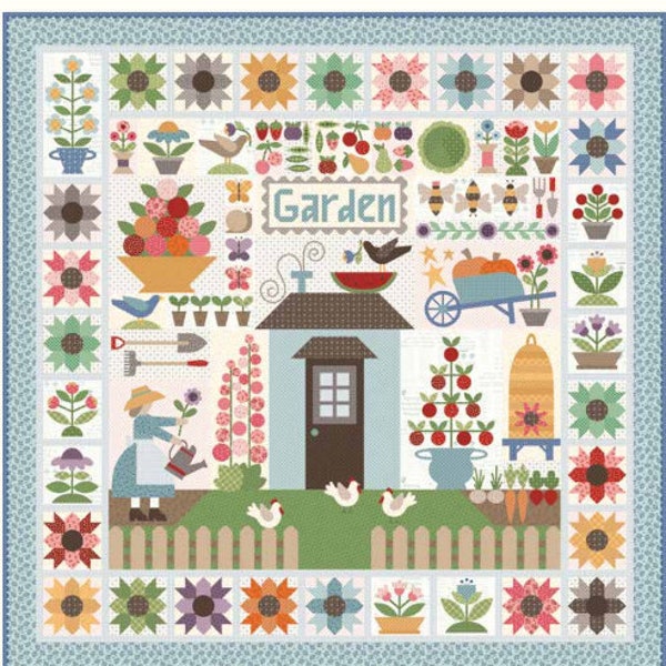 Calico Garden Sew Simple Shapes by Lori Holt of Bee in my Bonnet and Sew Along Guide