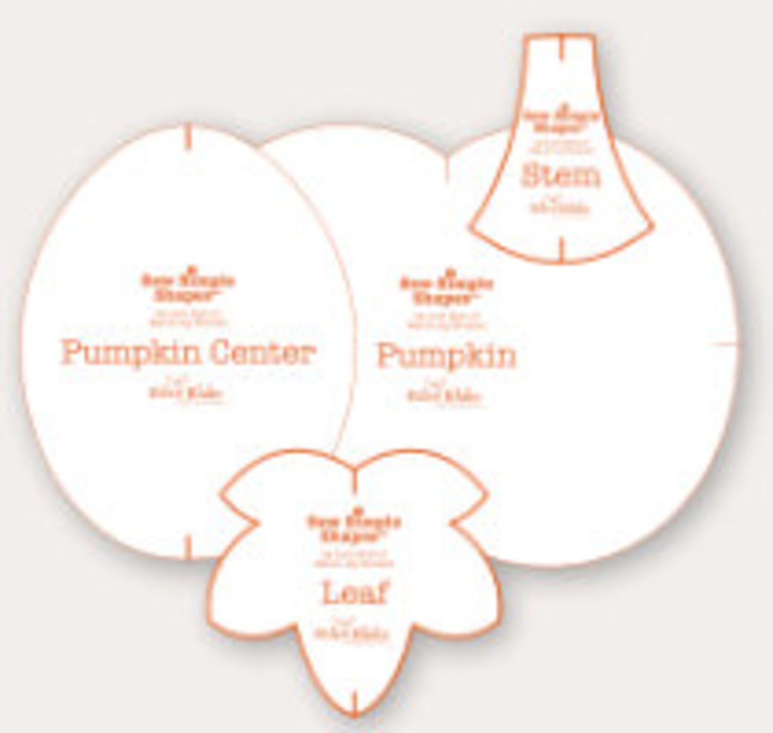 Pumpkins and Haystacks Quilt Kit and Shapes - Featuring Autumn Fabrics ...