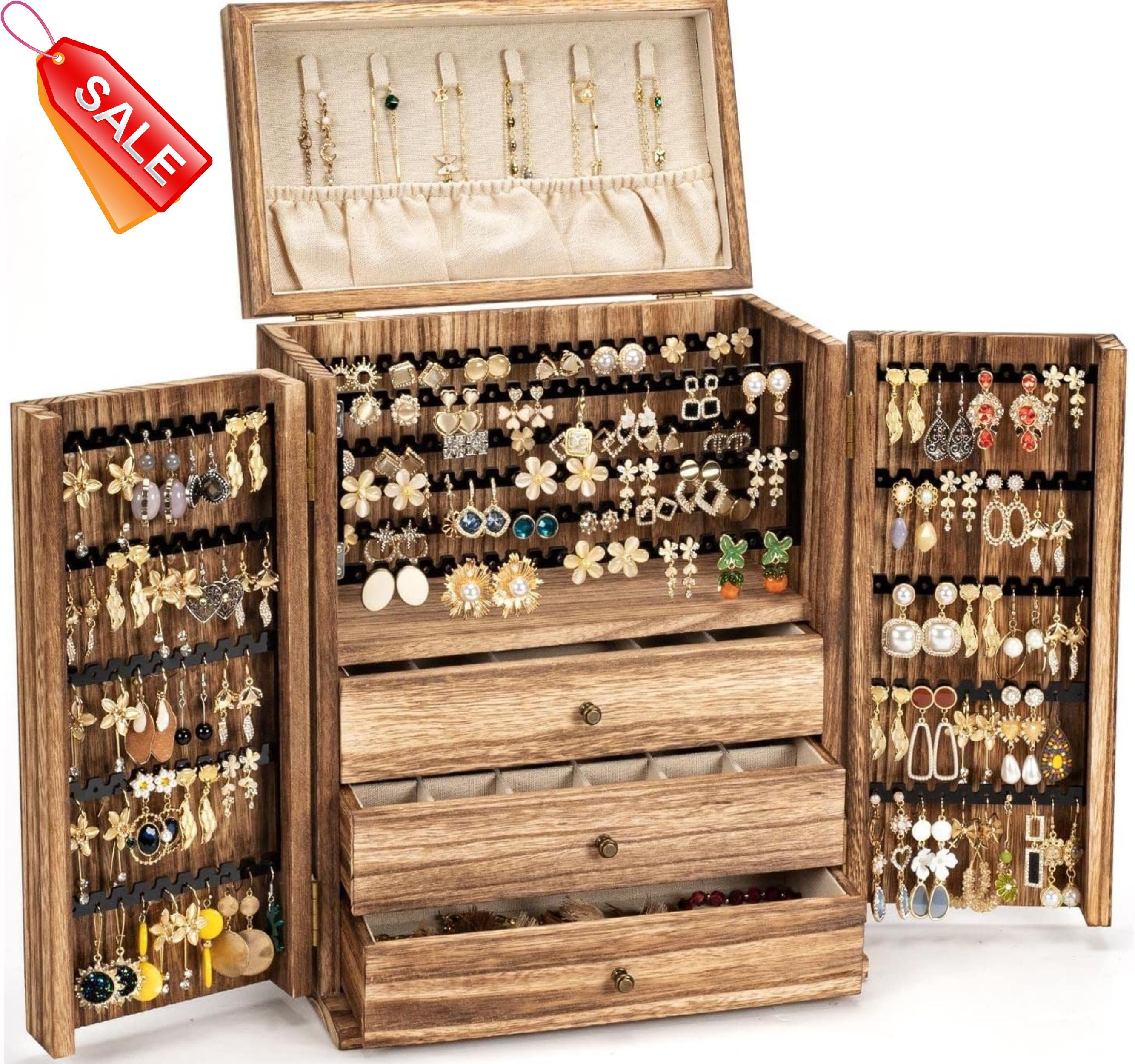 Jewelry Storage Organizer Large Display for Pads and Other Inserts. 