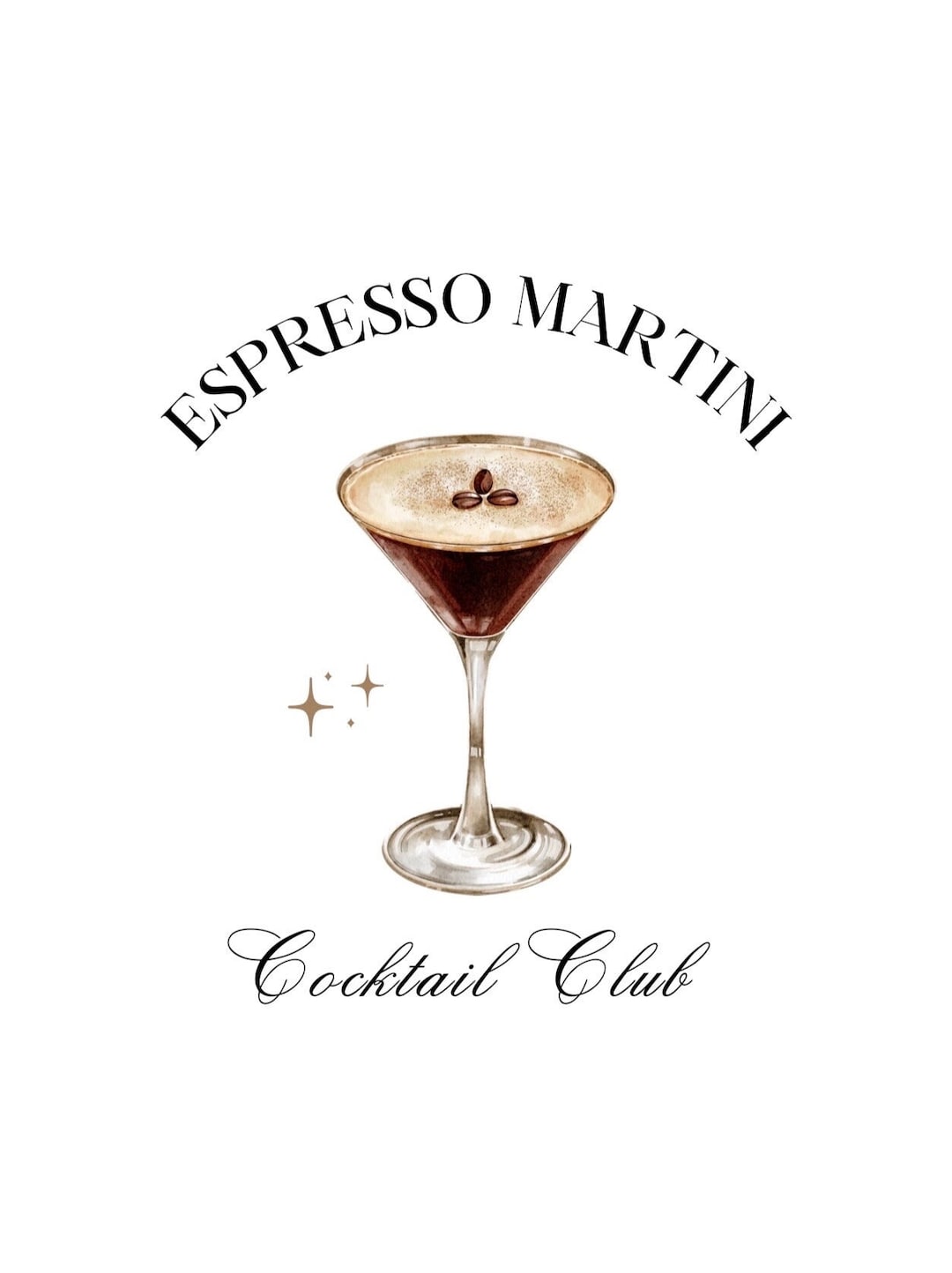 Espresso Martini Sign, Espresso Martini Cocktail Club, Cocktail Club