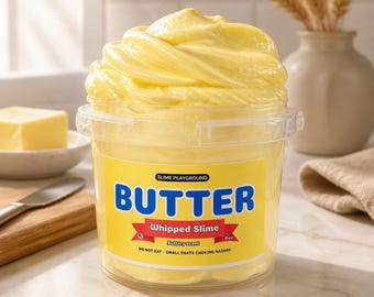 Whipped Sweet Butter Slime: Sensory Play Bucket