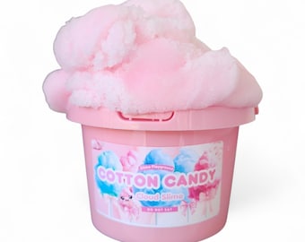 Pink Cotton Candy Slime: Cloud - Scented - Toy - Sensory