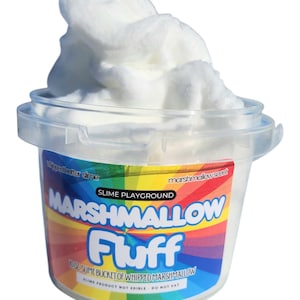 Marshmallow Fluff Whipped Cloud Dough Slime: 10 Oz Bucket, Marshmallow Scent