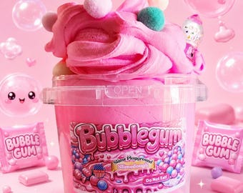 Bubblegum Slimedough 10 Oz Slime: Gifting - Slimes