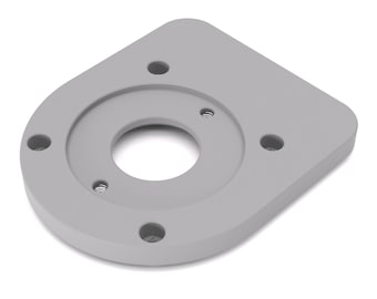 Piastra adattatrice per manicotti di copiatura compatibile con Ryobi RTR18 | Piastra scorrevole compatibile con fresatrici per bordi Ryobi