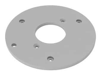 Piastra di base adatta per unità di immersione Bosch GKF 1600 | Piastra scorrevole adatta per fresatrici Bosch