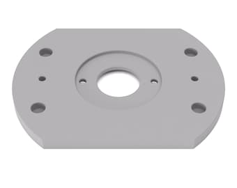 Piastra adattatrice per manicotti di copia, compatibile con l'unità di immersione Makita 195563-0 | Piastra scorrevole compatibile con fresatrici Makita