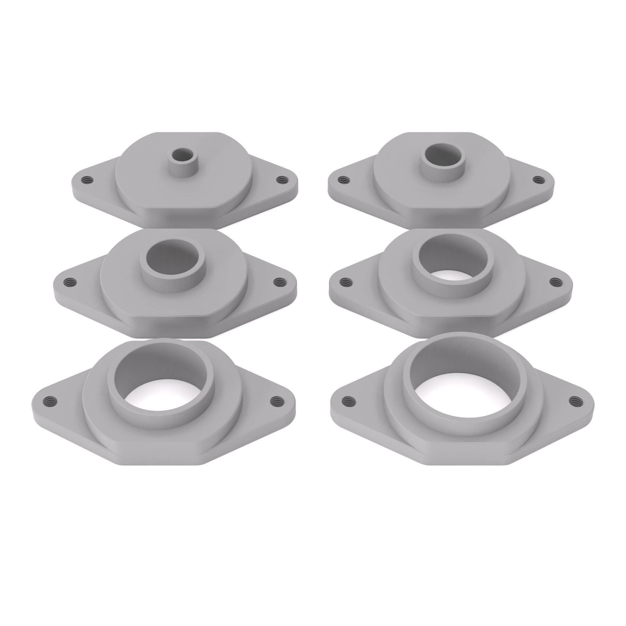 Lot De 12 Bagues De Copiage Festool + Cônes De Centrage 6 Et 8 Mm – Pour Défonceuse