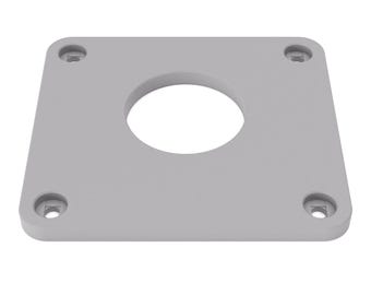 Piastra di base adatta per Bosch GKF 550 | Piastra scorrevole adatta per fresatrici per bordi Bosch