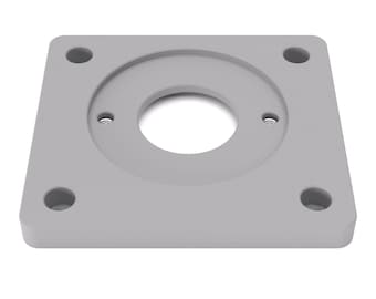Piastra adattatrice per manicotti di copia adatti a Makita DRT52 | Piastra scorrevole adatta a fresatrici per bordi Makita