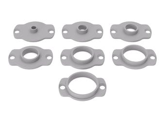 Copy bushing set suitable for Parkside routers and edge routers | Copy rings suitable for Parkside routers - Type A