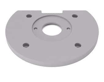 Piastra adattatrice per manicotti di copia compatibile con Bosch AdvancedTrimRouter 18V-8 | Piastra scorrevole compatibile con fresatrici per bordi Bosch