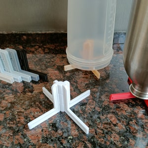 Collapsible space-saving bottle drainer | Draining aid | Dish drainer | Bottle holder | Bottle dryer